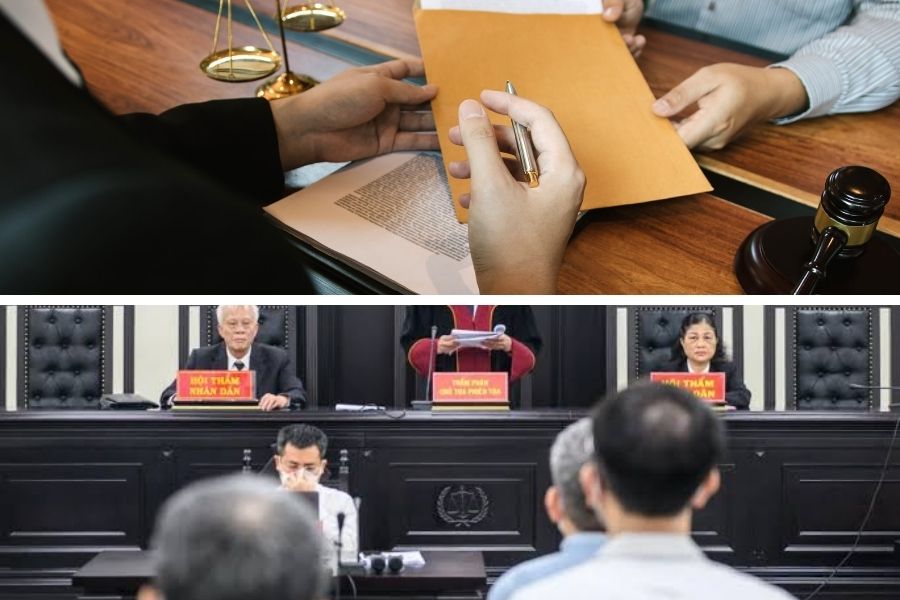 Các bên có thể nộp đơn hoặc khởi kiện