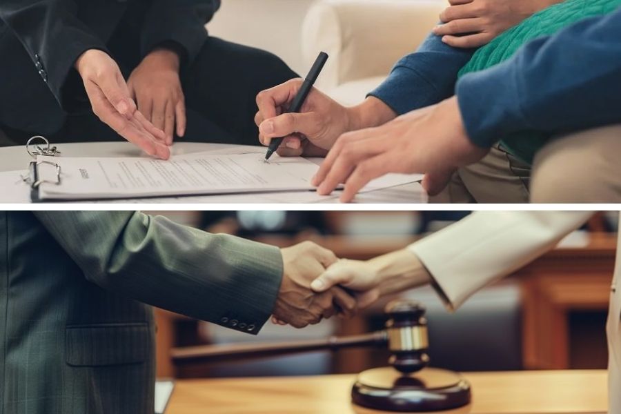 Hòa giải tranh chấp gồm tự nguyện và bắt buộc