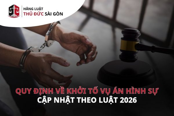 Quy định về khởi tố vụ án hình sự