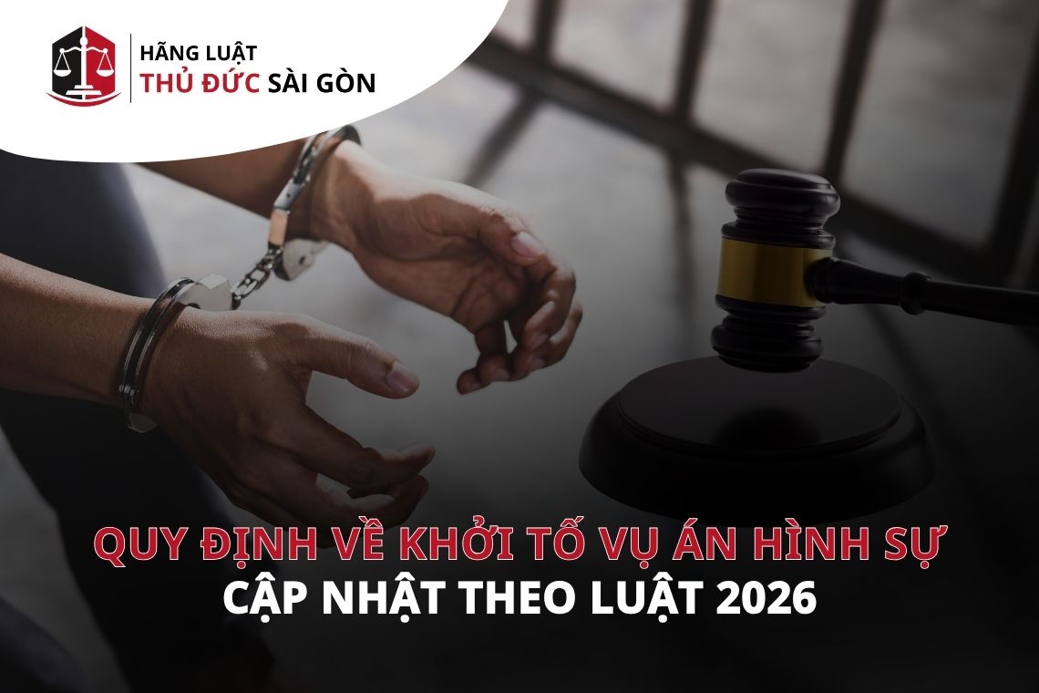 Quy định về khởi tố vụ án hình sự